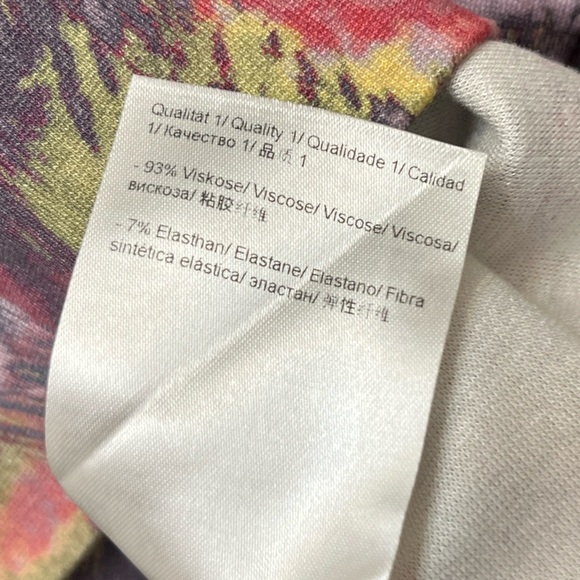 Escada Watercolor Dress Size 36 US 6 Colorful Designer Business Knit Summer EUC - Picture 12 of 16